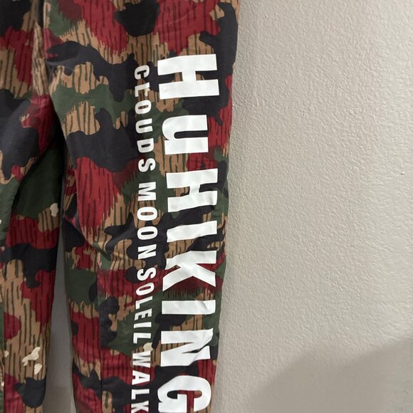 Adidas Pharrell Williams Pants Mens small Camo HU Hiking Trail Zip Joggers - Picture 11 of 12